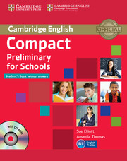 Учебник Cambridge PET for schools